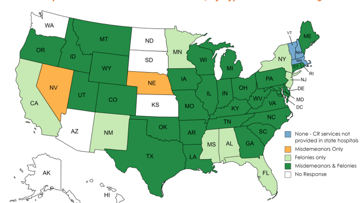 Competency Restoration: Use of State Hospitals, Community-Based, and Jail-Based Approaches
